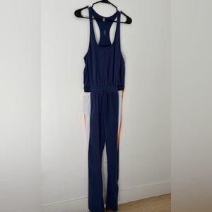 Free People Movement Blue Jumpsuit Small One Piece
